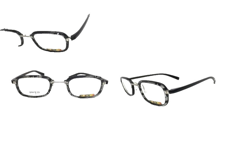 Eyeglasses Frame Men Women Italy Plastic EXALT CYCLE SPACE 23