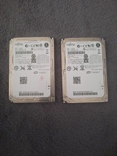 2x 20gb 2.5 inch SATA hard drives