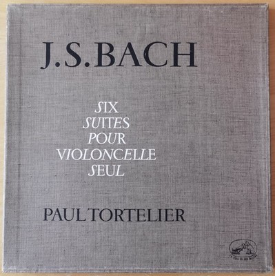 PAUL TORTELIER BACH CELLO SUITES 3LP FALP 896/98 ED1 RARE
