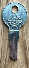 vintage 1970s skidoo snowmobile ignition key bs979 bombardier