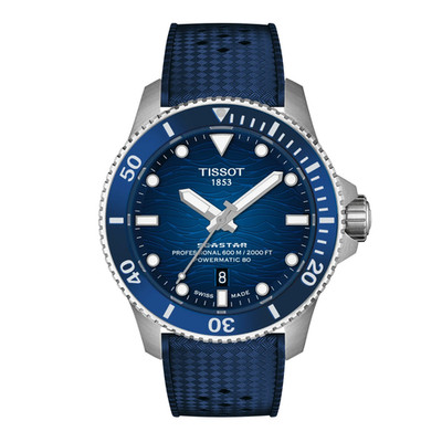 Tissot Seastar 2000 Blue Dial SS 44 MM Watch T120.907.17.041.00