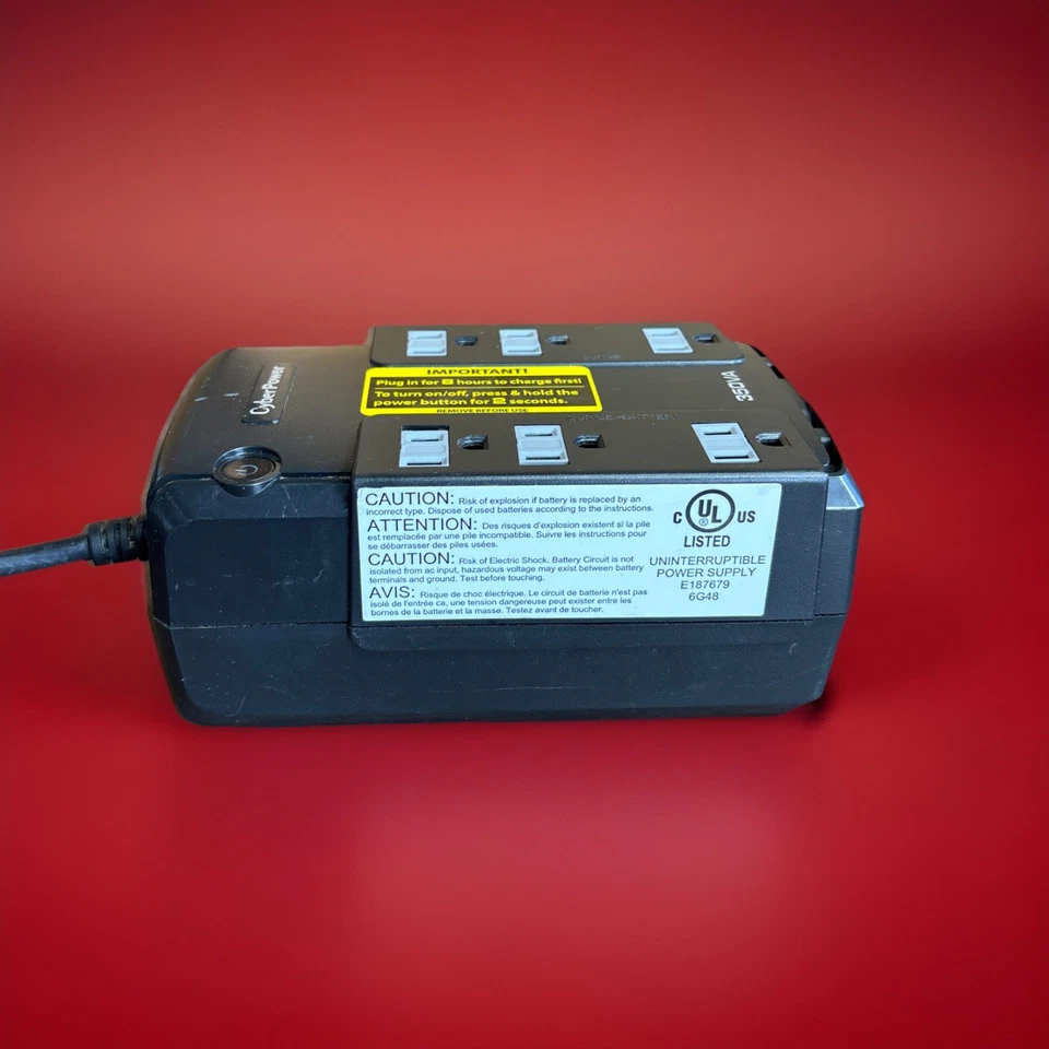 CyberPower CP350SLG-R 350VA/255W Standby UPS System - Used - Image 4 of 4