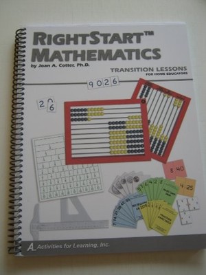 Right Start Mathematics Transition Le..., joan-a-cotter
