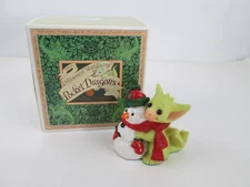 The Whimsical World of Pocket Dragons SHARING Real Musgrave Figurine Box VTG