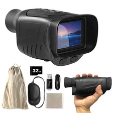 2 Inch IPS Screen Display Monocular Goggles 8X Digital Zooming Outdoor Monocular