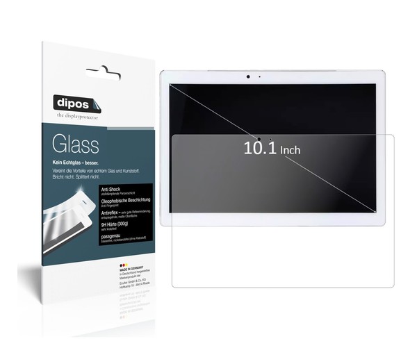 2X Schutzfolie FüR Teclast Tpad T10 Matt - Anti-Shock 9H Folie Dipos Glass-image