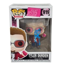 Brad Pitt Signed Fight Club Tyler Durden Funko Pop 919 Beckett Autograph