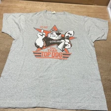 Vtg 80s Cleveland Browns Top Dog T Shirt Screen Stars Made USA Single Stitch XL