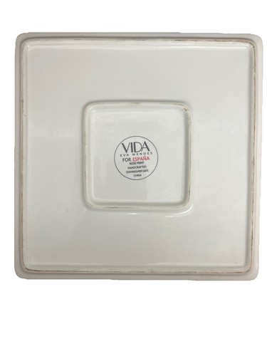 VIDA by Eva Mendes for ESPANA Rose Print Large Square Tile Trivet 9” HTF Rare - Picture 5 of 12