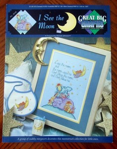 Great Big Graphs I See The Moon Cross Stitch Pattern