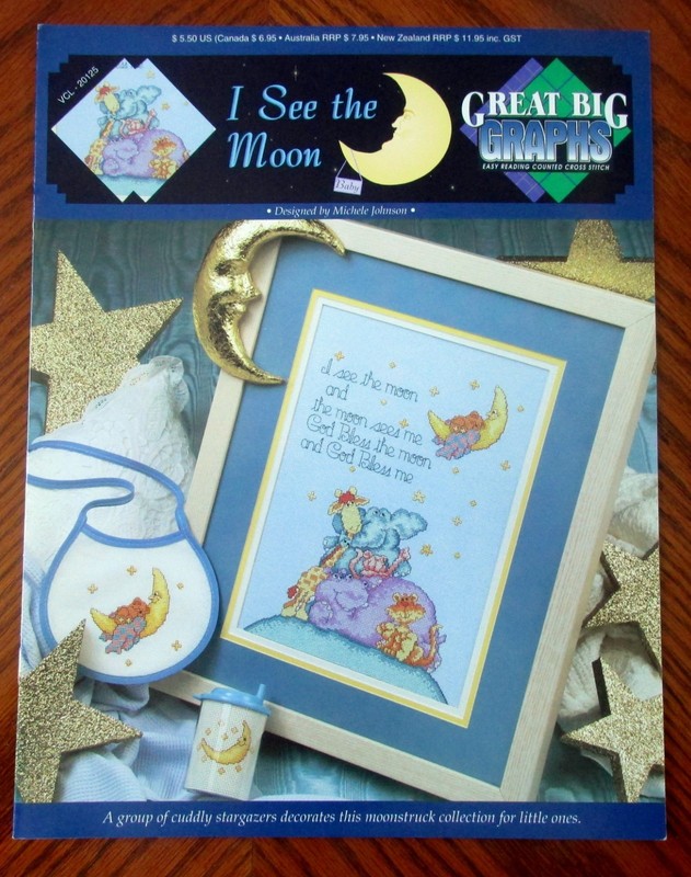 Great Big Graphs I See The Moon Cross Stitch Pattern