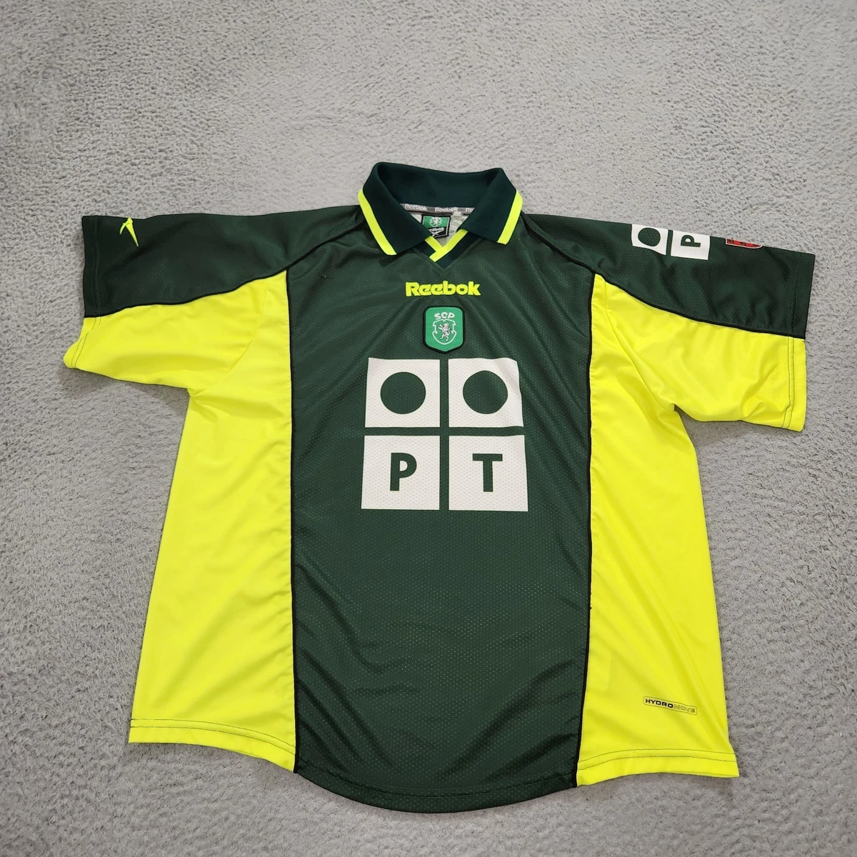 Maillot Domicile Sporting Portugal 2016 – Macron – Taille XL – Vert & Blanc