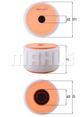 Filtro aria Cartuccia filtro LX 2607/2 KNECHT per AUDI A6 C7 A6 C7 Avant