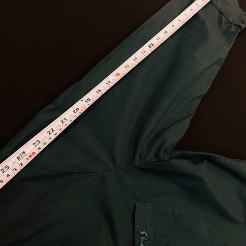 ~ SKIMS Lg Sleep Shirt* Unisex Cotton Pajama Dark Green Button Lounge Nightshirt - Picture 8 of 13