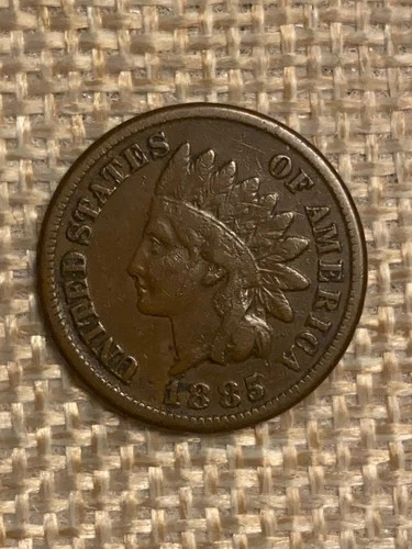 1885 Indian Head Cent Fine