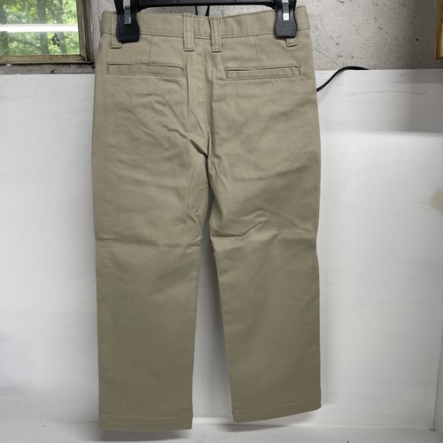 Cat & Jack Toddler Boys Khaki Dress Pants Size 4 Straight - Picture 5 of 7