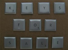 Apple PowerBook Silver Keyboard keys G4 12151...
