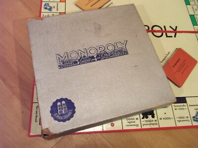Parker Brothers Monopoly Classic deutsch Copyright 1935, 1946, 1961