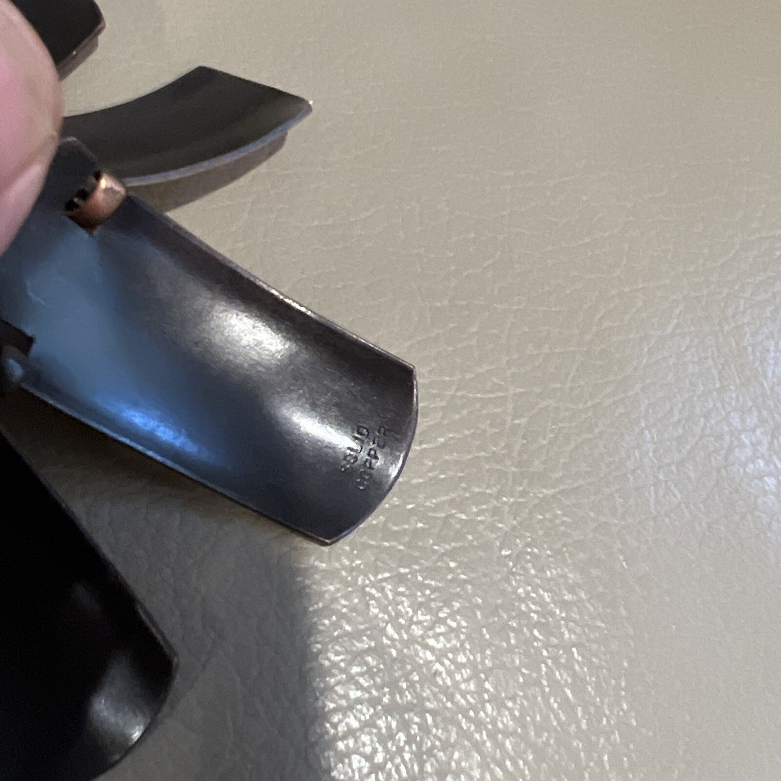 Marked Solid Copper 18” Necklace 7718 - image 5