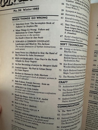 CoEvolution Quarterly Magazine Winter 1982 Stewart Brand Wendell Berry Bateson - Picture 3 of 9
