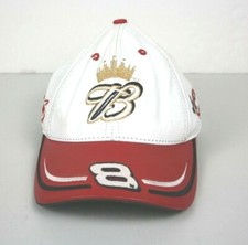Chase NASCAR  #8 Dale Earnhardt Jr. BUDWEISER OSFA Leather Peak Cap (b-58)