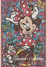Minnie Mouse-St Glass Counted Cross Stitch Chart No. 10-38  