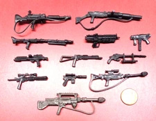 Star Wars Blaster Rifles Guns Misc. Lot of 12