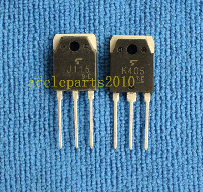 1pair Transistor TO-3P 2SJ115/2SK405 J115/K405 | eBay