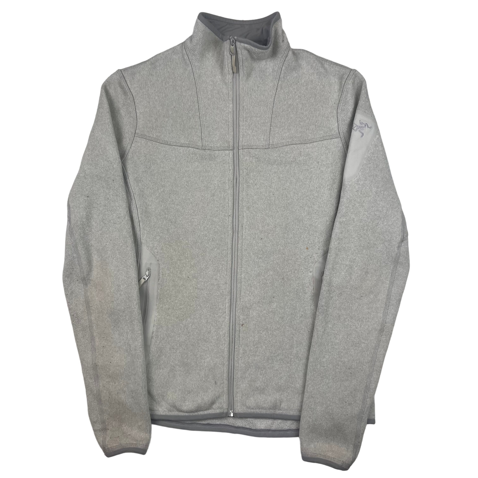 Giacca in pile grigio Arc'teryx cerniera intera