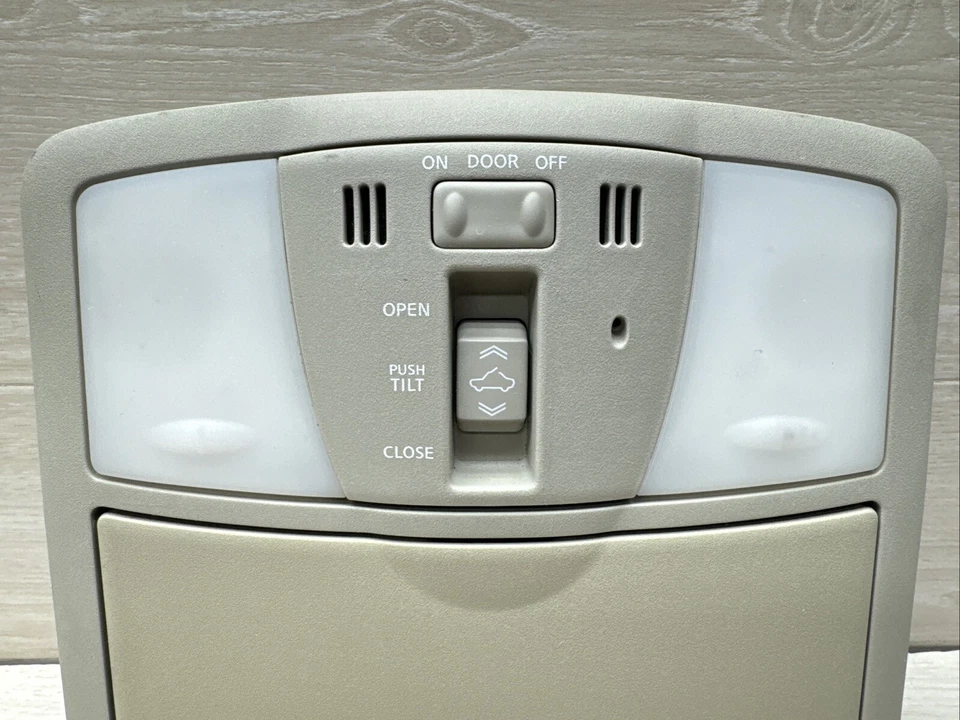 Nissan Murano 2009-2013 techo superior consola interior domo claro beige envío Qik Foto 2 de 4