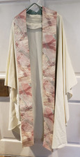 PRIEST CLERGY VESTMENT CHASUBLE  REVERSIBLE STOLE CUSTOM MADE 14