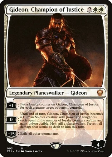 Gideon, Champion of Justice Commander 2021 MTG Magic the Gathering