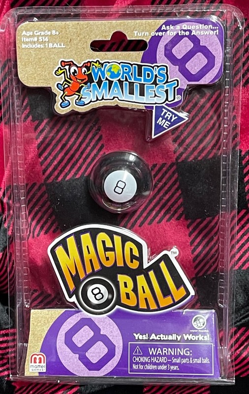 World's Smallest Magic 8 Ball Great Toy Gift NEW