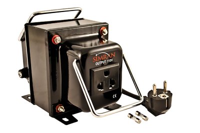 Simran THG-200 220/240V 110/120V Step Down Transformer 220 Volt To 110 Volt