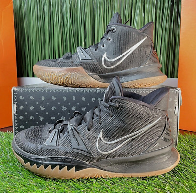 Nike Kyrie 7 ID Mens Basketball Shoes White Black Gum DA7567-991