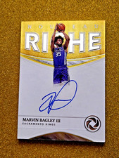 2018-19 Panini Opulence Nouveau Riche Marvin Bagley III Rookie Autograph RC /99