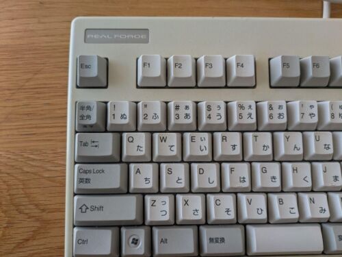 Topre Realforce 91U NG0100 White Keyboard USB wired tested Used from Japan - Picture 2 of 17
