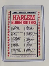 1992-93 Comic Images Harlem Globetrotters Checklist . #90