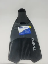 Coral Pro Gear Hydro Glide Dive Fins Black Sz 6-7 Diving Swimming Gear Flippers