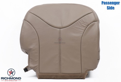 GMC Sierra SLT HD Z71 1999-2002 - fundas de asiento de cuero completas para pasajeros bronceadas - Imagen 3 de 12