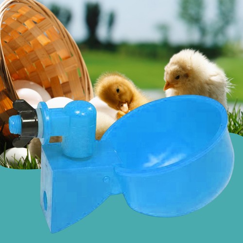 6 Stück Hühner-Wasserbecher, praktischer automatischer Küken-Enten-Tränker, Fütt - Bild 2 von 8