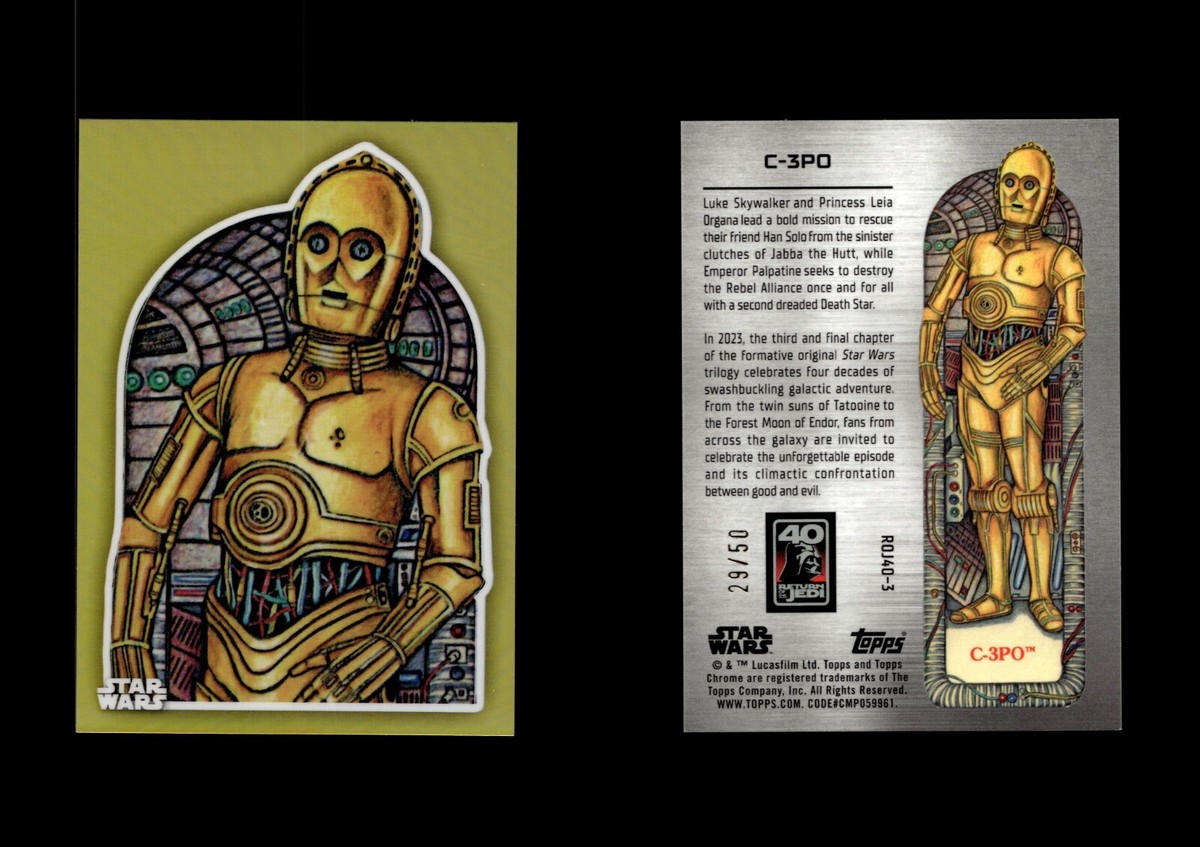 Topps - スケッチカード Topps Star Wars C-3PO TOPPS STAR WARS LIVING SET CARD C-3PO #485 STAR WARS THE