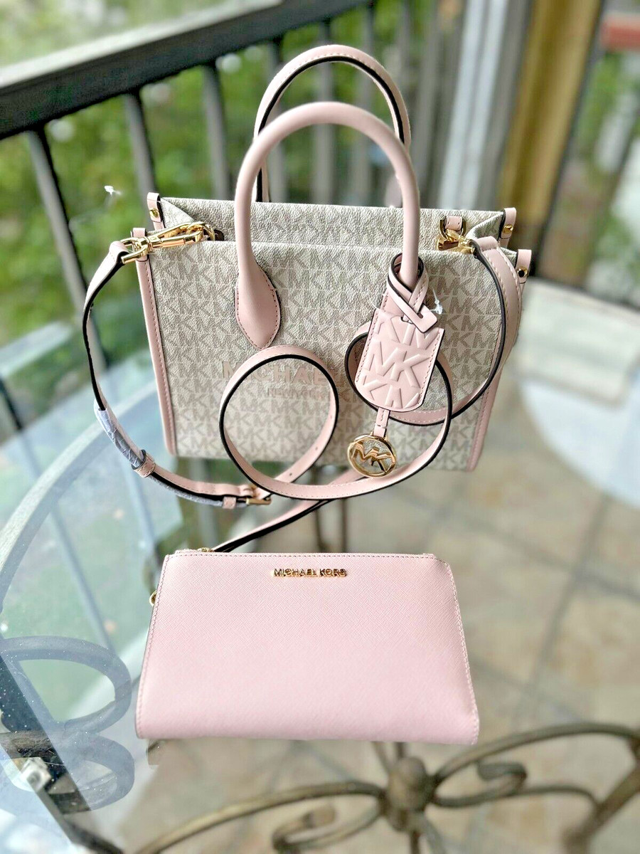 Michael Kors Mirella Small Shopper Crossbody Bag+Double Zip