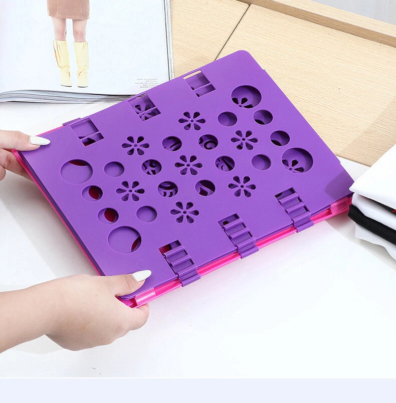 RHP Verstellbar Faltbrett Falthilfe für Wäsche Kleidung T Shirt Falten 3 Farben - Bild 4 von 4