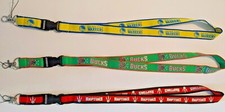 NBA Lanyard with Detachable clip Warriors, Old School Bucks, Raptors