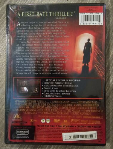 Stigmata (DVD, 2000) Brand New Sealed - Bild 2 von 4