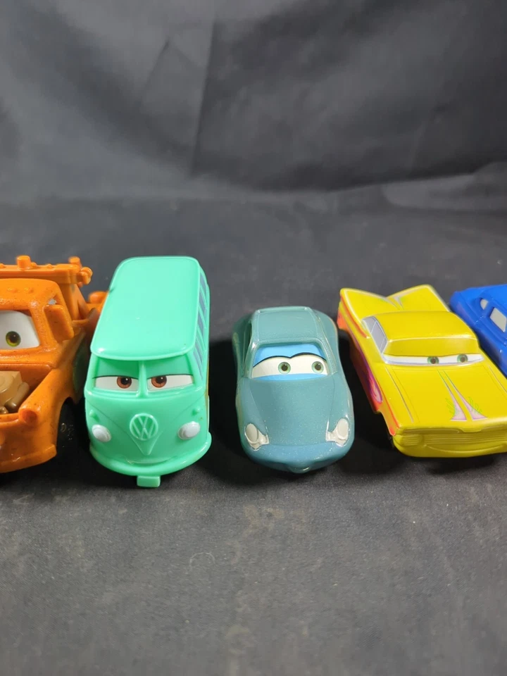Lot of 7 Mattel Disney Pixar Cars McDonalds Mater Lightning McQueen Romone Mater - Изображение 3 из 4