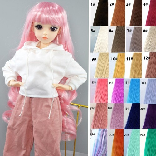 BJD Toys Parrucca Capelli Lunghi Ondulati Parrucche Morbide con Bangs per Bambole 1/3 1/4 1/6 BJD Giocattoli - Foto 13 di 38