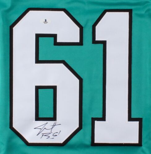 Justin Braun Signed Sharks Jersey (Beckett COA) Playing career 2009–present - Picture 2 of 5
