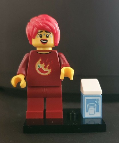 Lego Minifigure - Chili Costume Fan - Series 22 - Genuine - AS NEW - Picture 5 of 9